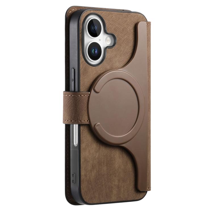 For iPhone 17 CaseNeo MagSafe RFID Anti-theft Retro Leather Phone Case