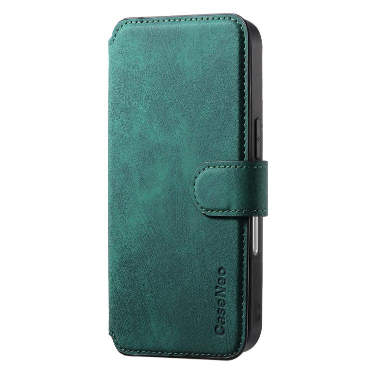 For iPhone 17 CaseNeo MagSafe RFID Anti-theft Retro Leather Phone Case