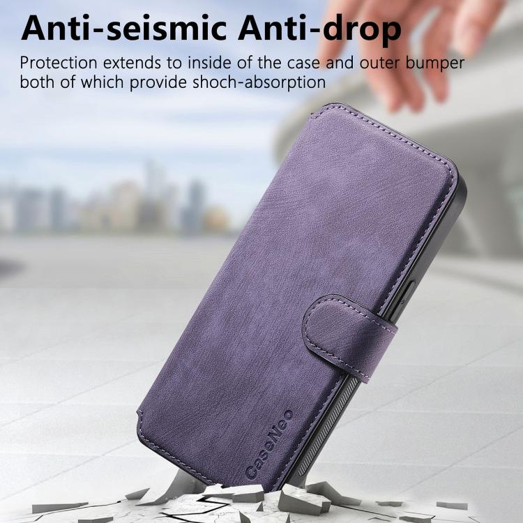 For iPhone 17 CaseNeo MagSafe RFID Anti-theft Retro Leather Phone Case