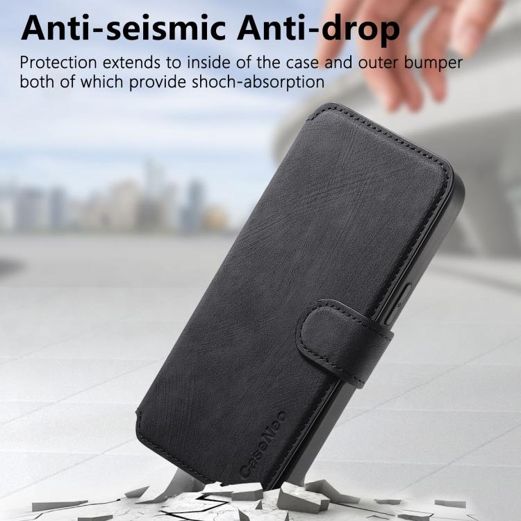 For iPhone Air CaseNeo MagSafe RFID Anti-theft Retro Leather Phone Case