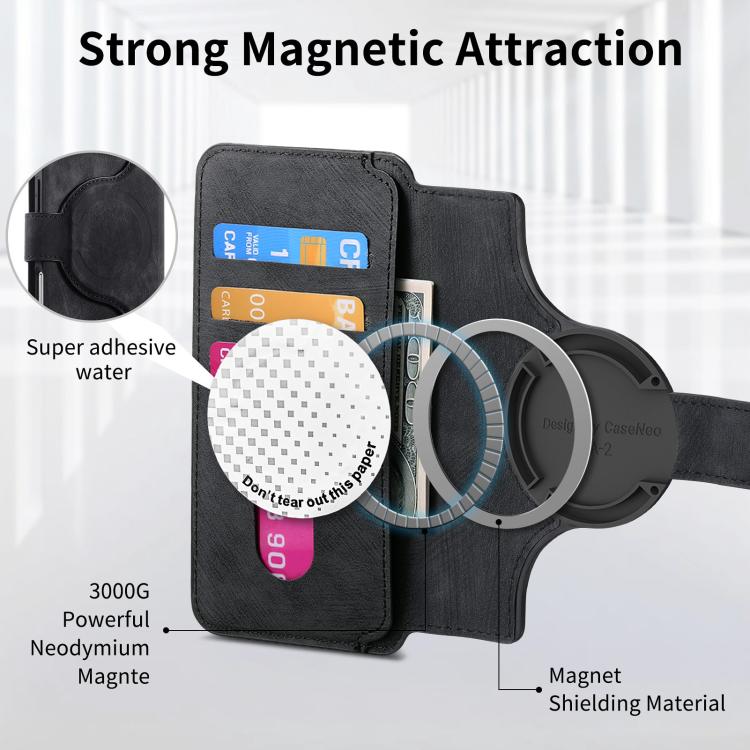 For iPhone Air CaseNeo MagSafe RFID Anti-theft Retro Leather Phone Case