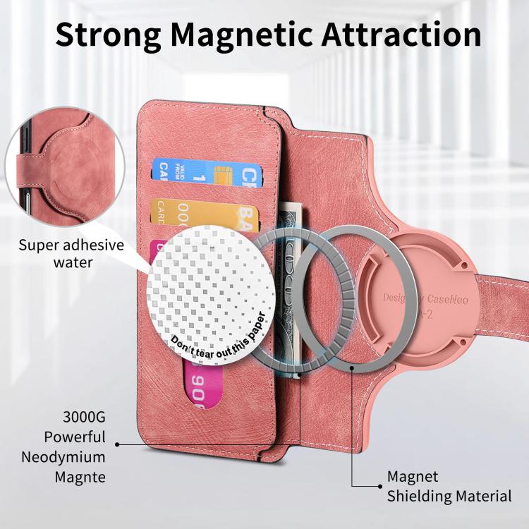 For iPhone Air CaseNeo MagSafe RFID Anti-theft Retro Leather Phone Case