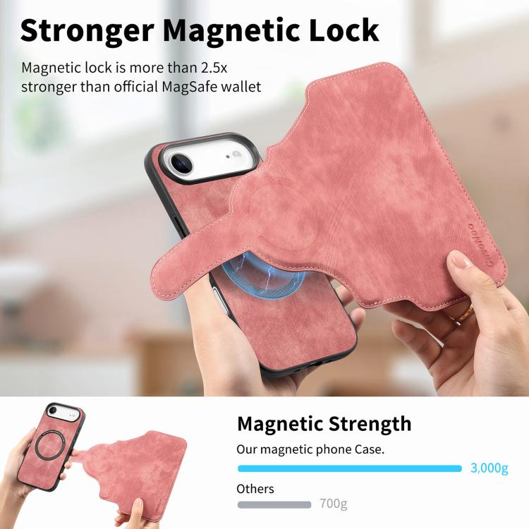 For iPhone Air CaseNeo MagSafe RFID Anti-theft Retro Leather Phone Case