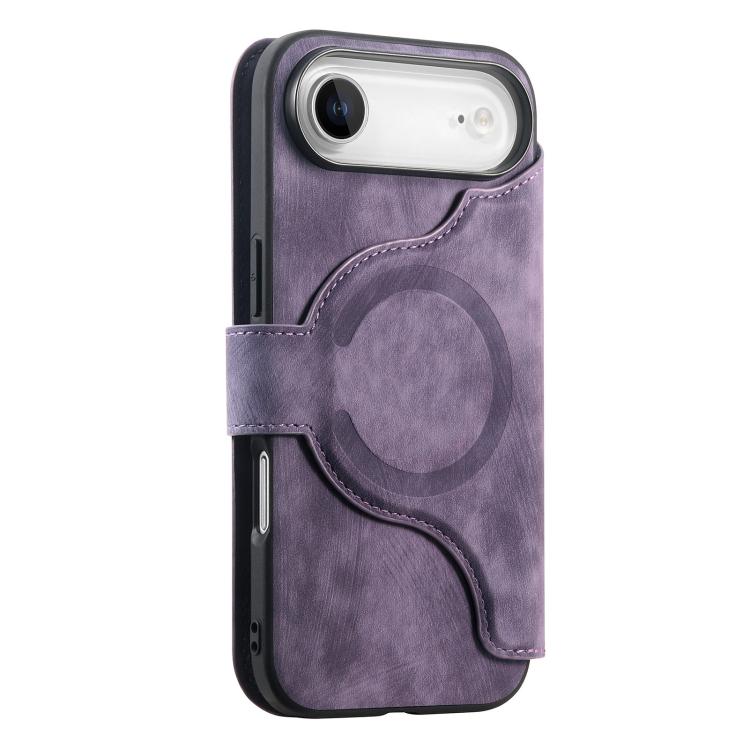 For iPhone Air CaseNeo MagSafe RFID Anti-theft Retro Leather Phone Case