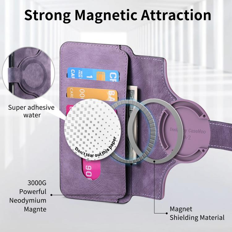 For iPhone Air CaseNeo MagSafe RFID Anti-theft Retro Leather Phone Case