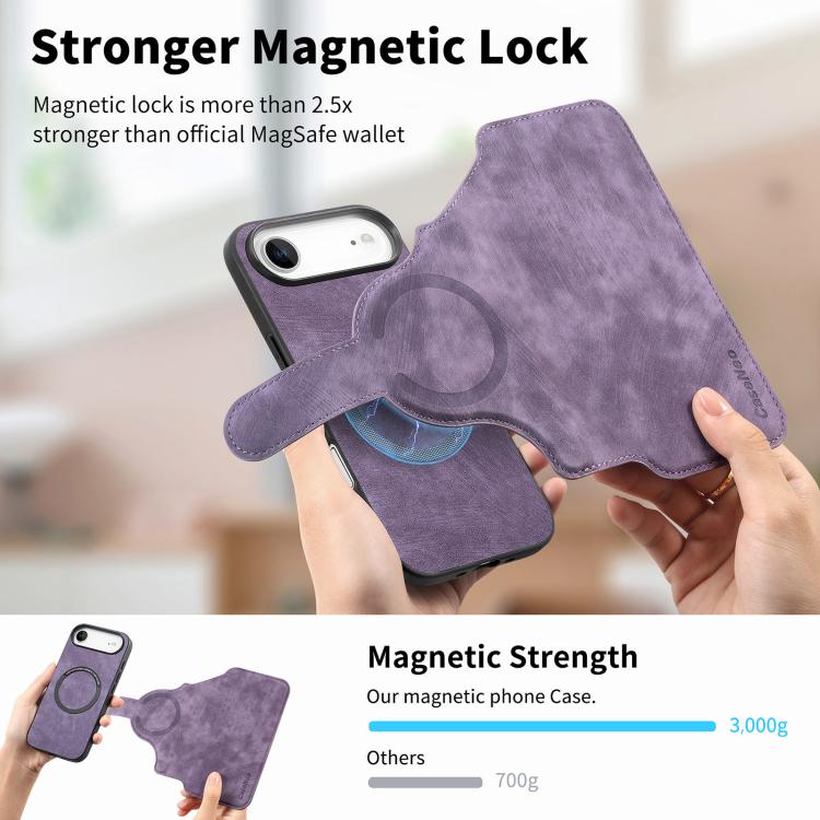 For iPhone Air CaseNeo MagSafe RFID Anti-theft Retro Leather Phone Case