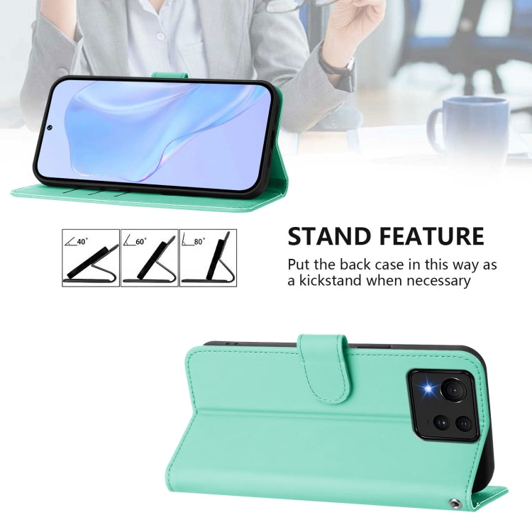 For Asus Zenfone 11 Ultra Skin Feel Solid Color Leather Phone Case with Lanyard