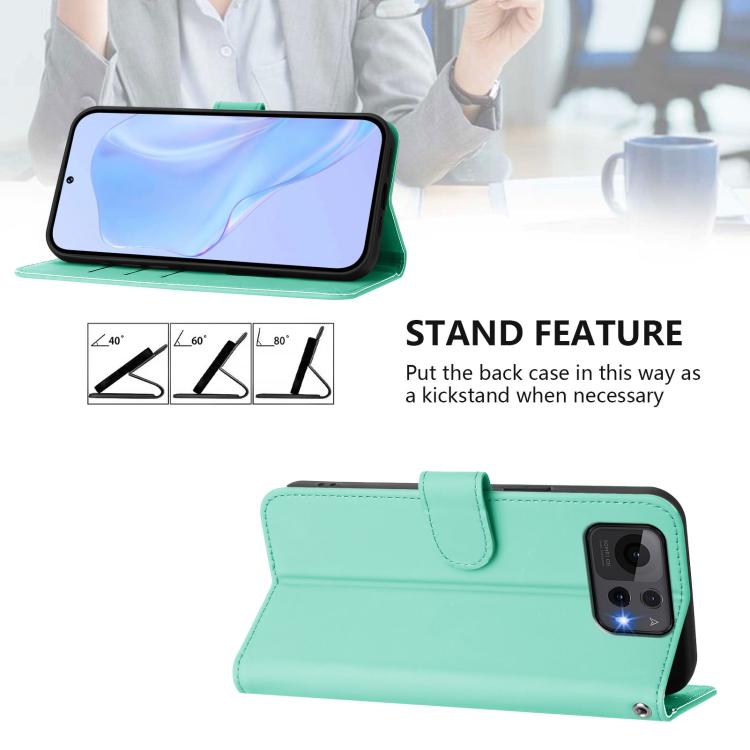 For Asus Zenfone 12 Ultra Skin Feel Solid Color Leather Phone Case with Lanyard