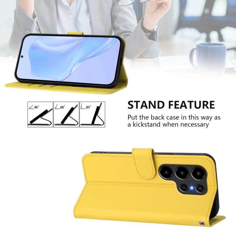 For Blackview Wave 10 Skin Feel Solid Color Leather Phone Case with Lanyard