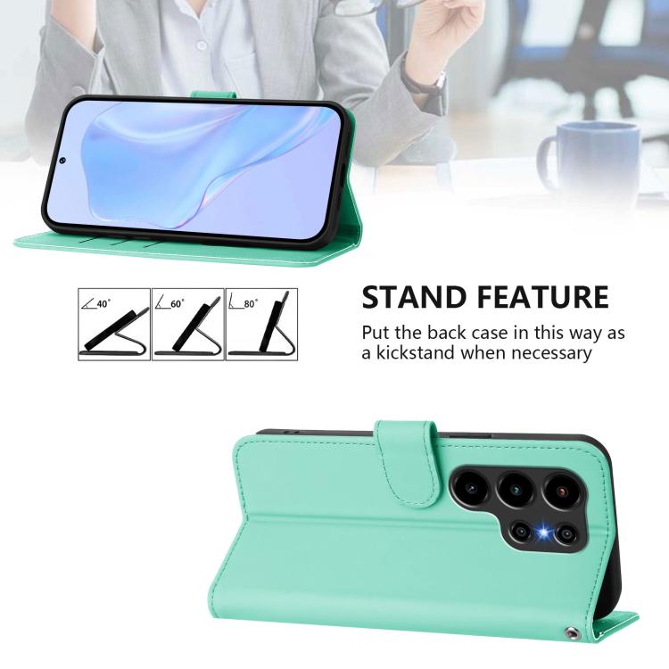 For Blackview Wave 10 Skin Feel Solid Color Leather Phone Case with Lanyard