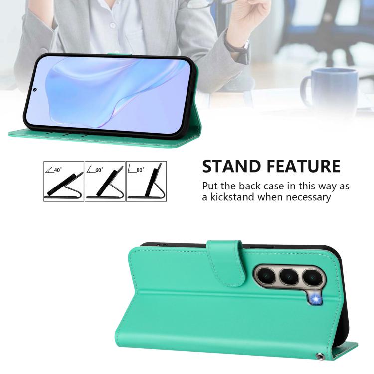 For itel A95 5G Skin Feel Solid Color Leather Phone Case with Lanyard