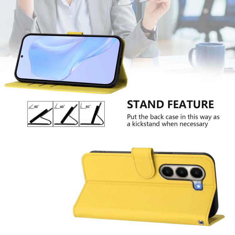 For itel A95 5G Skin Feel Solid Color Leather Phone Case with Lanyard