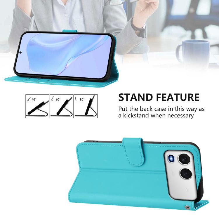 For itel A200 4G/A200+ 4G Global Skin Feel Solid Color Leather Phone Case with Lanyard