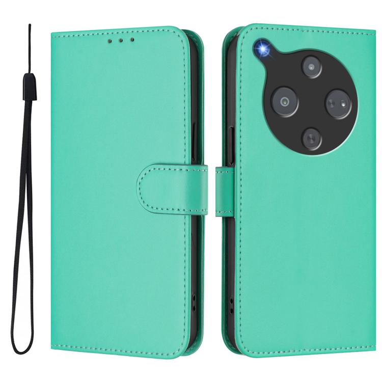For ZTE Nubia P9 Pro 5G/Optus X Pro 2 5G Skin Feel Solid Color Leather Phone Case with Lanyard