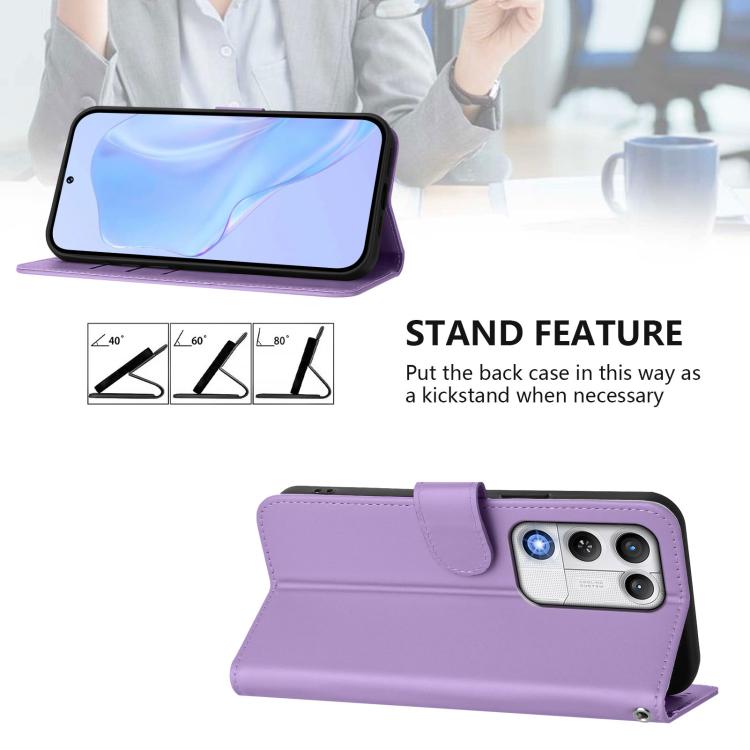 For ZTE nubia RedMagic 11 Air Skin Feel Solid Color Leather Phone Case with Lanyard