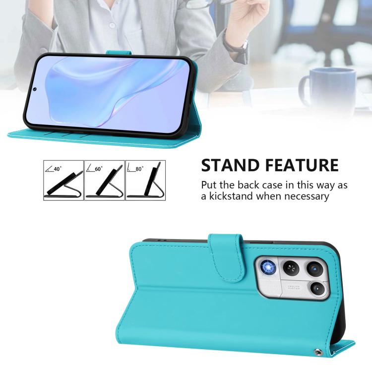 For ZTE nubia RedMagic 11 Air Skin Feel Solid Color Leather Phone Case with Lanyard