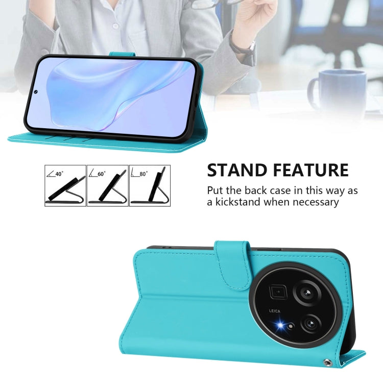 For Sharp Aquos R9 Pro SH-54E Skin Feel Solid Color Leather Phone Case with Lanyard