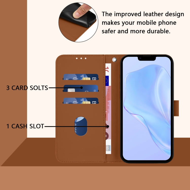 For iPhone XS Max Skin Feel Solid Color Leather Phone Case with Lanyard