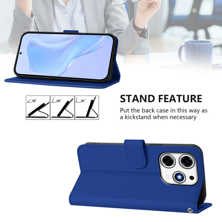 For Tecno Spark 10 Pro Magic Skin Feel Solid Color Leather Phone Case with Lanyard