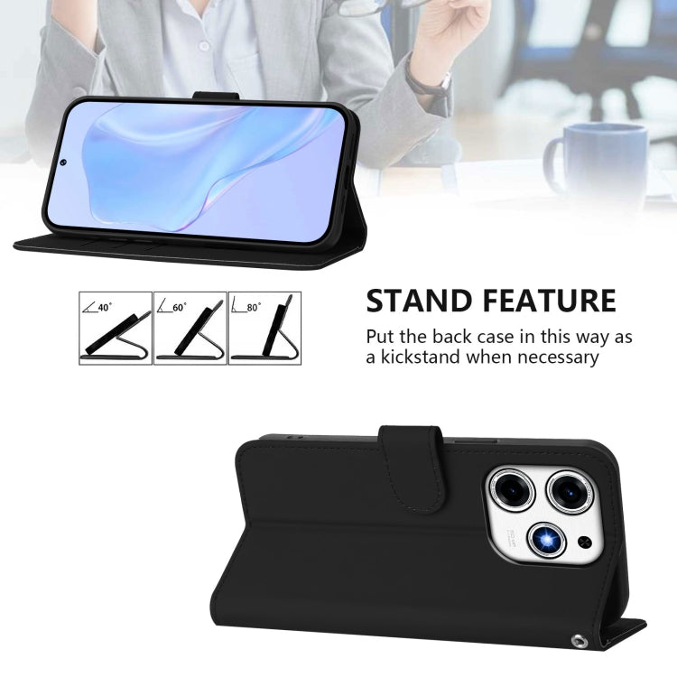 For Tecno Spark 10 Pro Magic Skin Feel Solid Color Leather Phone Case with Lanyard