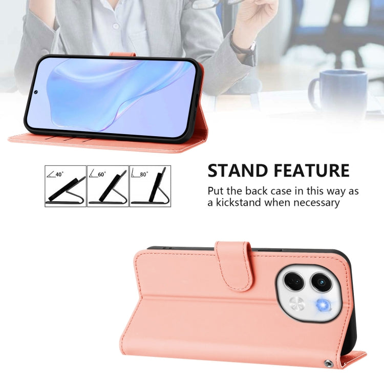 For Tecno Spark 30 5G / Pova 6 Neo 5G Skin Feel Solid Color Leather Phone Case with Lanyard