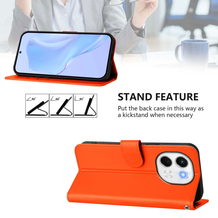 For Tecno Spark 30 5G / Pova 6 Neo 5G Skin Feel Solid Color Leather Phone Case with Lanyard
