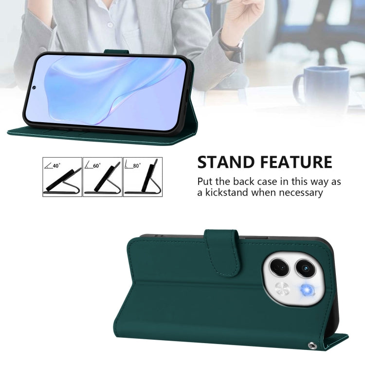 For Tecno Spark 30 5G / Pova 6 Neo 5G Skin Feel Solid Color Leather Phone Case with Lanyard