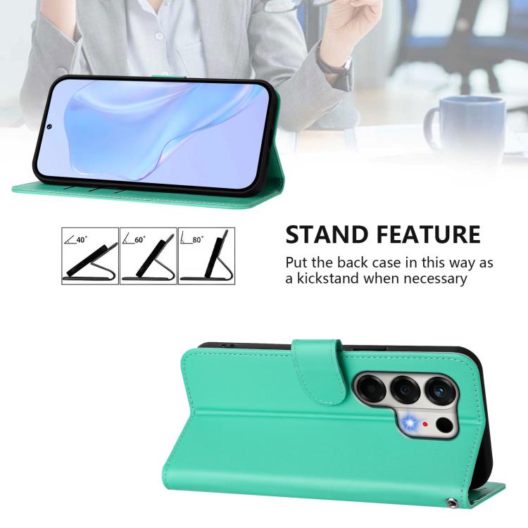 For Tecno Camon 50 4G / CN5 Skin Feel Solid Color Leather Phone Case with Lanyard