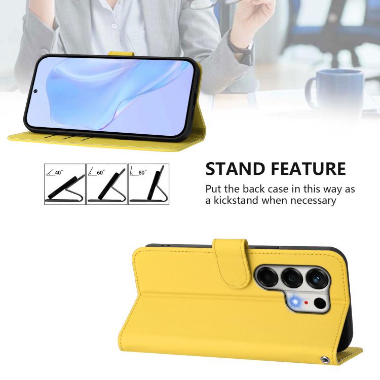 For Tecno Camon 50 4G / CN5 Skin Feel Solid Color Leather Phone Case with Lanyard