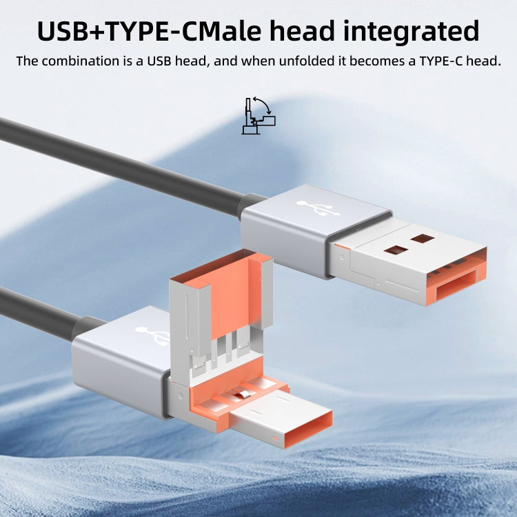 NK-3041TL Pro USB-C / Type-C, 8 Pin, USB to USB, TF / SD Card Multi-function Card Reader Adapter - Silver Grey