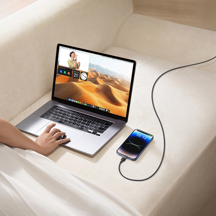Baseus Discolor Series 2.4A USB to 8 Pin Fast Charging Cable, Cable Length:1m