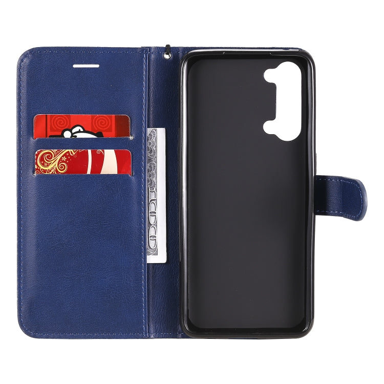 For Oppo Reno3 5G / Find X2 Lite Solid Color Horizontal Flip Protective Leather Case with Holder & Card Slots & Wallet & Photo Frame & Lanyard