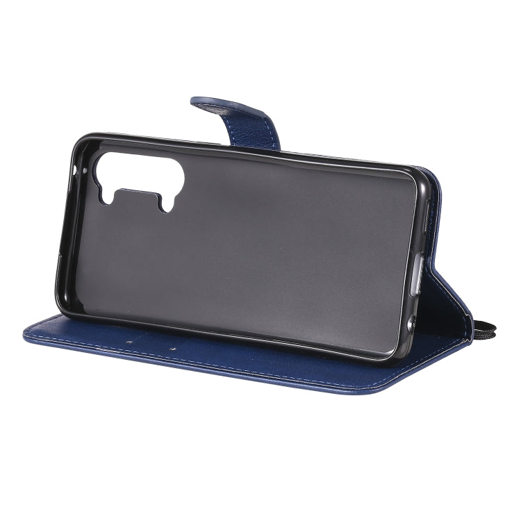 For Oppo Reno3 5G / Find X2 Lite Solid Color Horizontal Flip Protective Leather Case with Holder & Card Slots & Wallet & Photo Frame & Lanyard