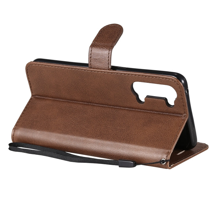 For Oppo Reno3 5G / Find X2 Lite Solid Color Horizontal Flip Protective Leather Case with Holder & Card Slots & Wallet & Photo Frame & Lanyard