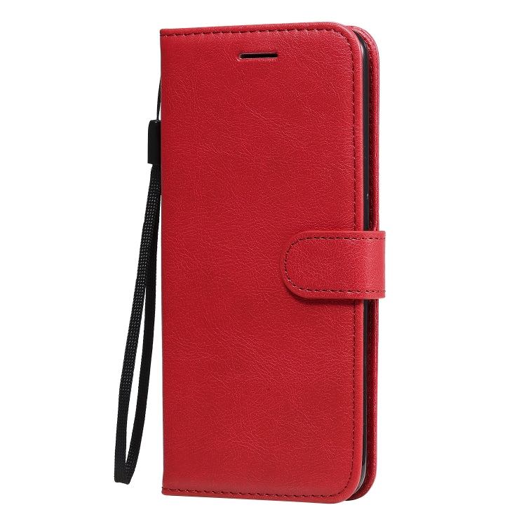 For Oppo Reno3 5G / Find X2 Lite Solid Color Horizontal Flip Protective Leather Case with Holder & Card Slots & Wallet & Photo Frame & Lanyard