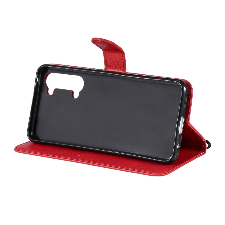 For Oppo Reno3 5G / Find X2 Lite Solid Color Horizontal Flip Protective Leather Case with Holder & Card Slots & Wallet & Photo Frame & Lanyard