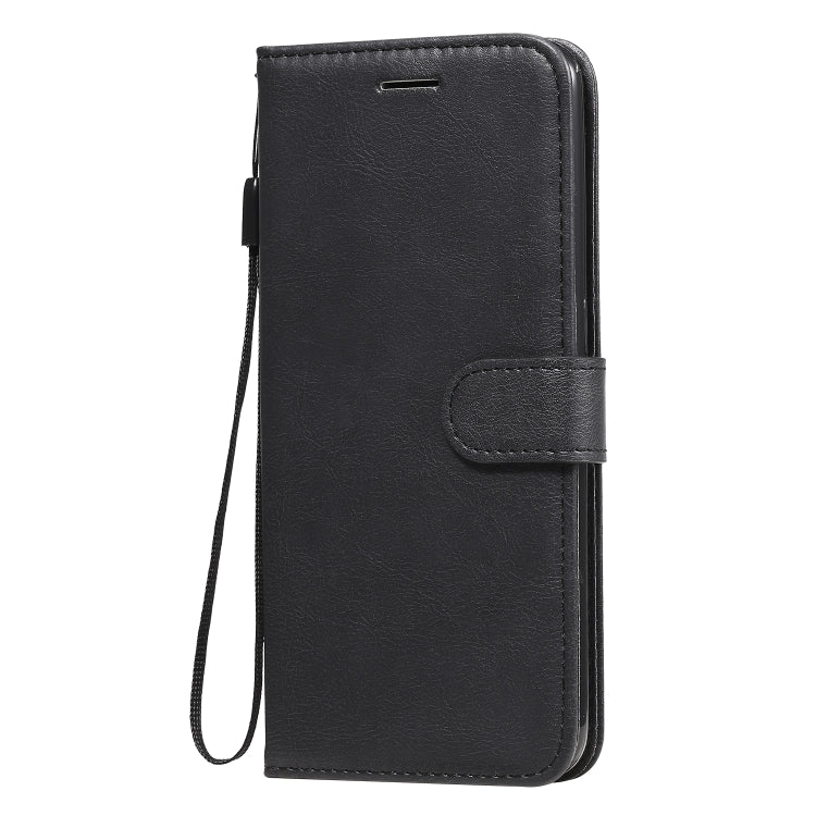 For Oppo Reno3 5G / Find X2 Lite Solid Color Horizontal Flip Protective Leather Case with Holder & Card Slots & Wallet & Photo Frame & Lanyard