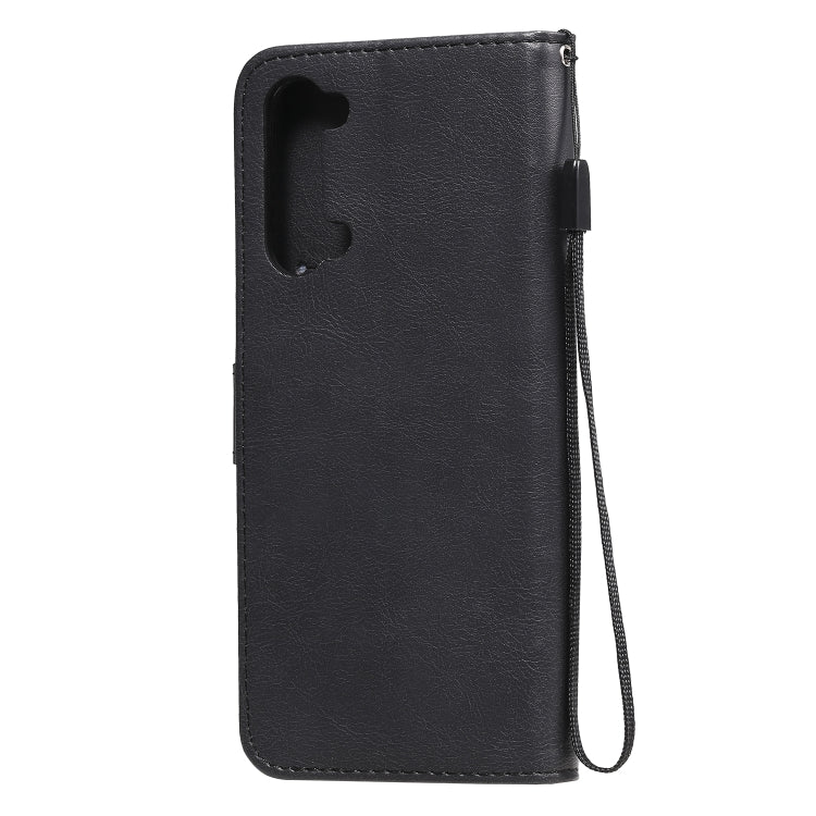 For Oppo Reno3 5G / Find X2 Lite Solid Color Horizontal Flip Protective Leather Case with Holder & Card Slots & Wallet & Photo Frame & Lanyard