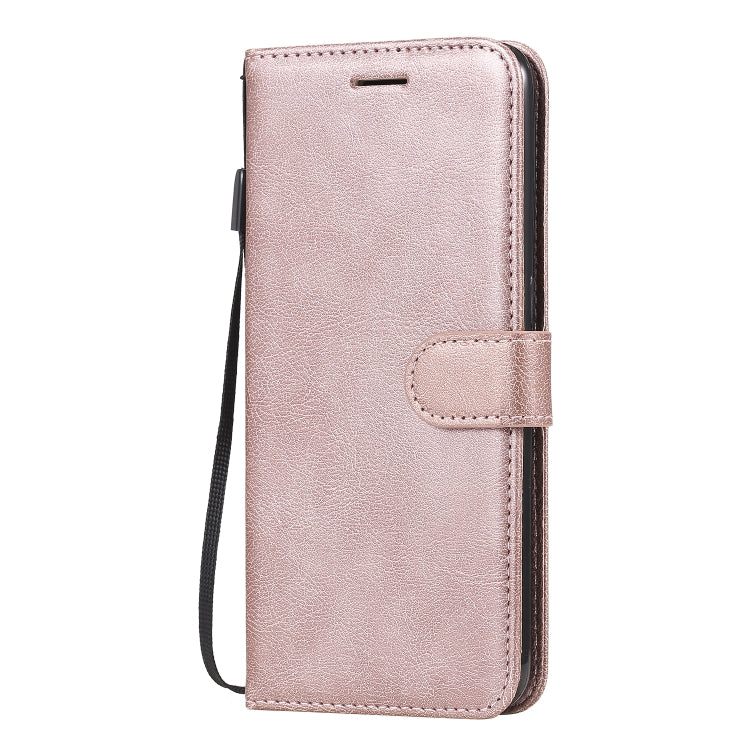 For Oppo Reno3 5G / Find X2 Lite Solid Color Horizontal Flip Protective Leather Case with Holder & Card Slots & Wallet & Photo Frame & Lanyard