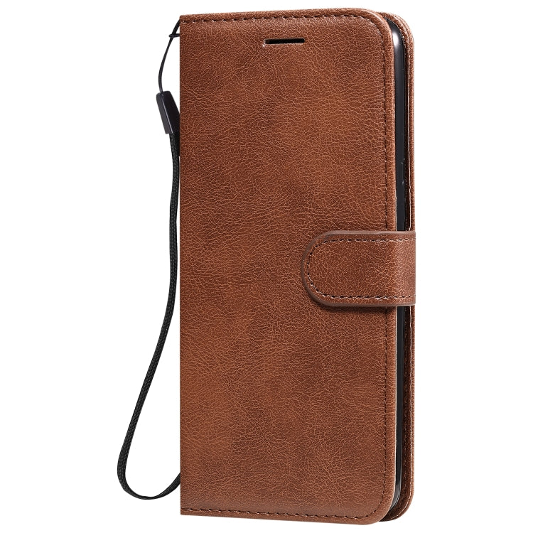 For Oppo Reno3 Pro 4G Solid Color Horizontal Flip Protective Leather Case with Holder & Card Slots & Wallet & Photo Frame & Lanyard