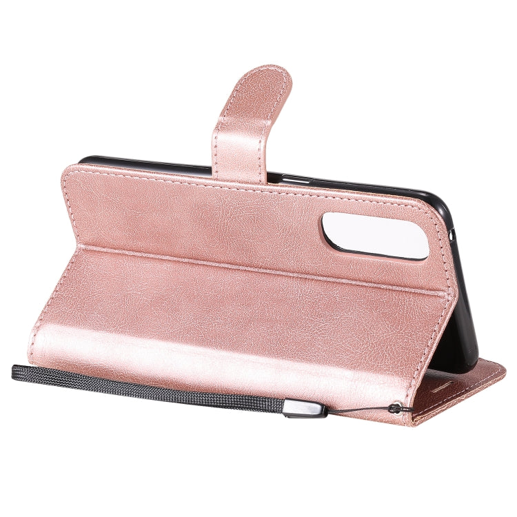 For Oppo Reno3 Pro 4G Solid Color Horizontal Flip Protective Leather Case with Holder & Card Slots & Wallet & Photo Frame & Lanyard