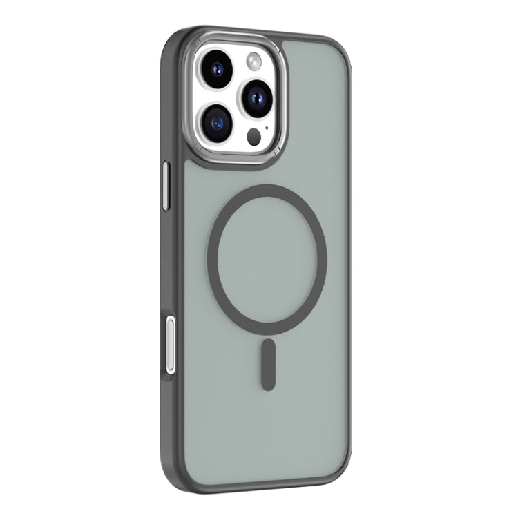 For iPhone 16 Pro Mutural Skin Feel Series Frosted MagSafe Magnetic Phone Case
