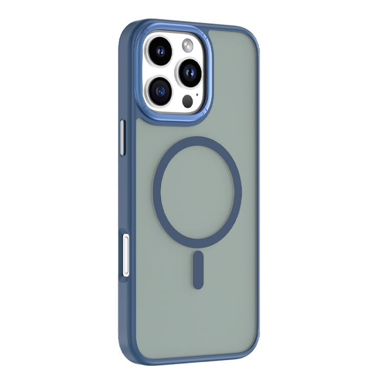 For iPhone 16 Pro Mutural Skin Feel Series Frosted MagSafe Magnetic Phone Case