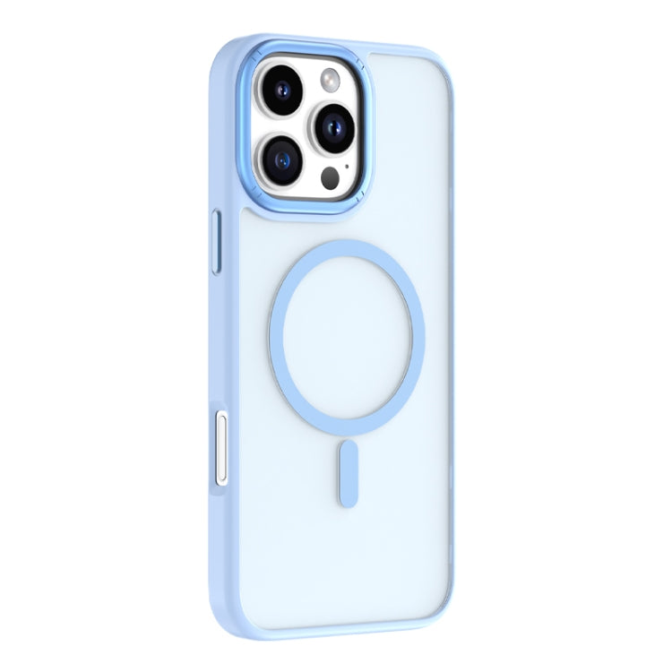 For iPhone 16 Pro Mutural Skin Feel Series Frosted MagSafe Magnetic Phone Case