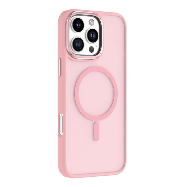 For iPhone 16 Pro Mutural Skin Feel Series Frosted MagSafe Magnetic Phone Case