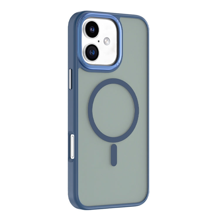 For iPhone 16 Mutural Skin Feel Series Frosted MagSafe Magnetic Phone Case