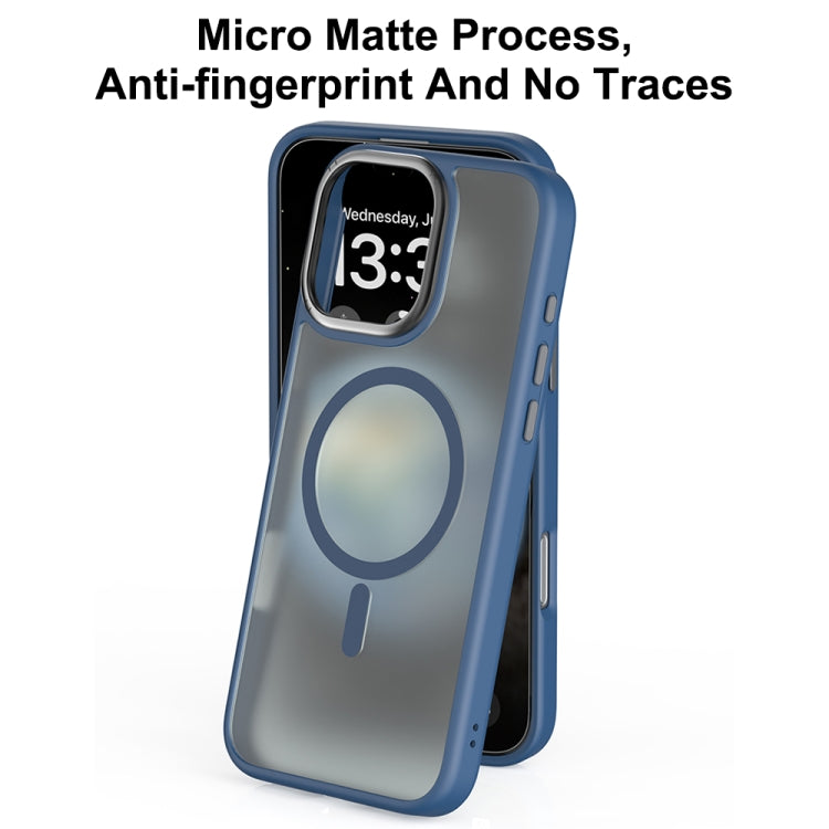 For iPhone 16 Pro Mutural Skin Feel Series Frosted MagSafe Magnetic Phone Case