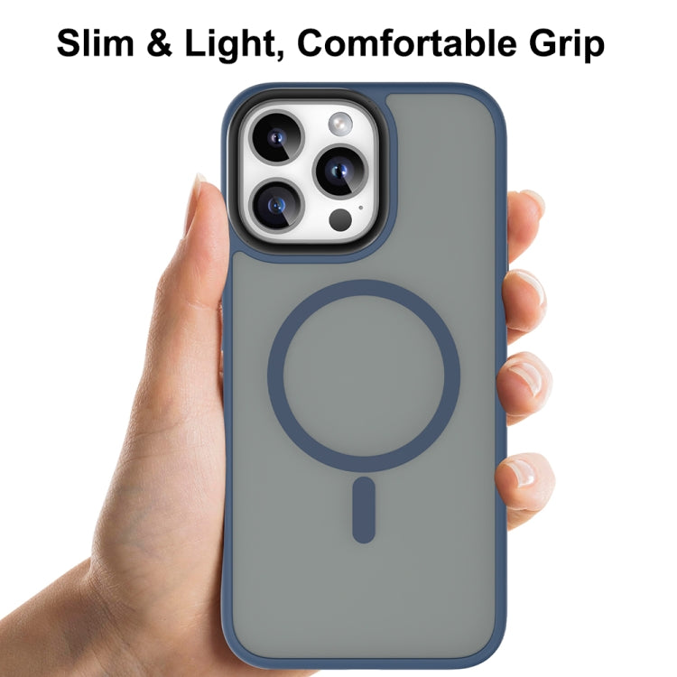 For iPhone 16 Pro Mutural Skin Feel Series Frosted MagSafe Magnetic Phone Case