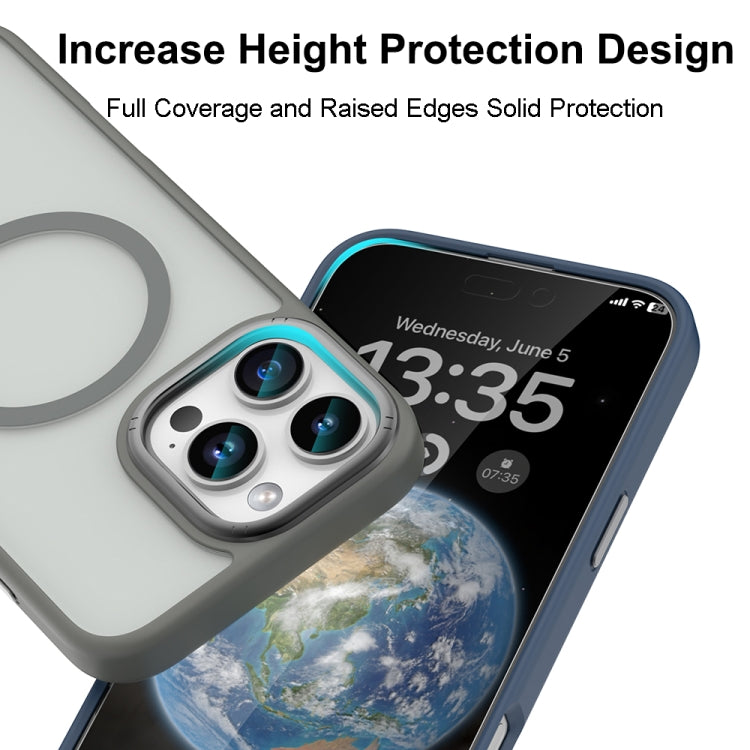For iPhone 16 Pro Mutural Skin Feel Series Frosted MagSafe Magnetic Phone Case