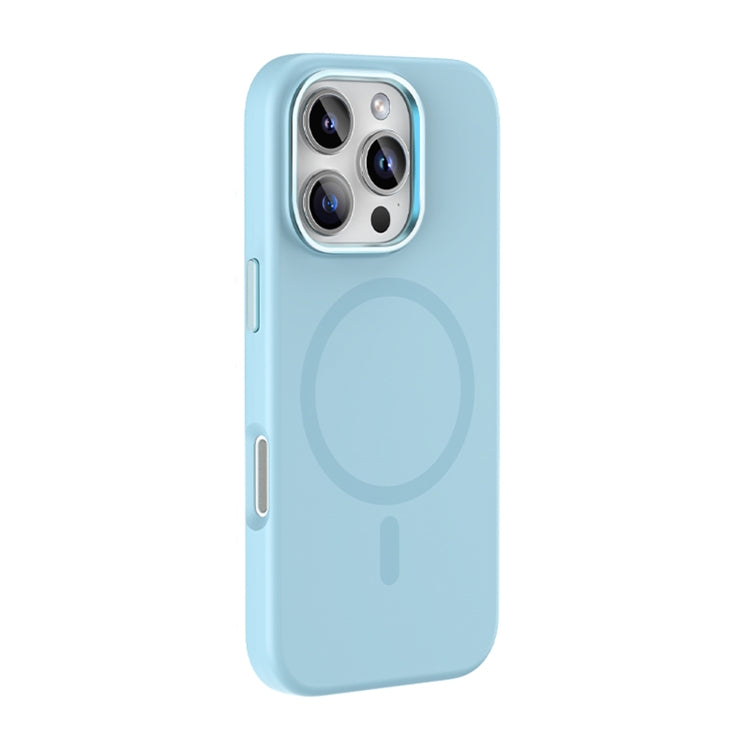 For iPhone 16 Pro Max Mutural Karen Series Liquid Silicone MagSafe Magnetic Phone Case